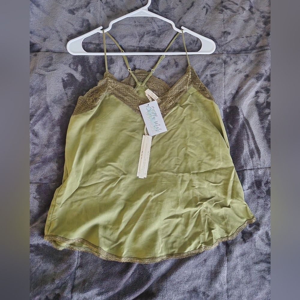 NWT Lovestitch Silk camisole, size S